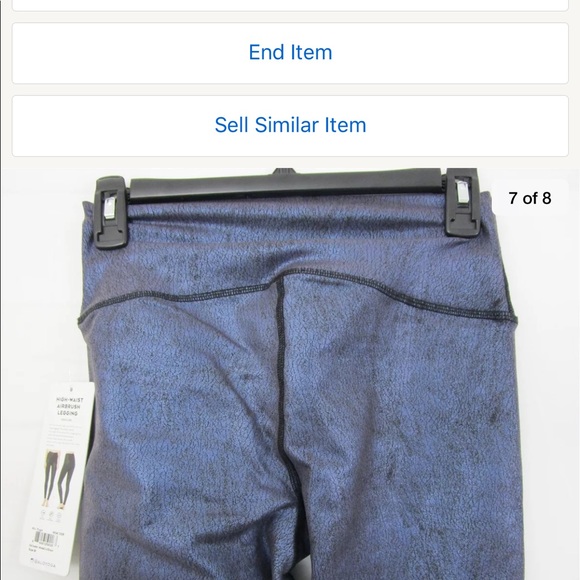 Alo Yoga Saltwater Metallic High Waist Legging - Picture 7 of 8